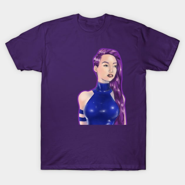 Psylocke Cosplayer T-Shirt by tommyibrado